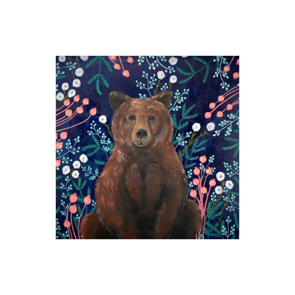 GREENBOX ART WILDFLOWER BEAR