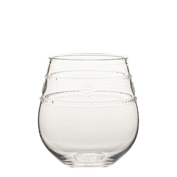 JULISKA ISABELLA CLEAR ACRYLIC STEMLESS WINE GLASS