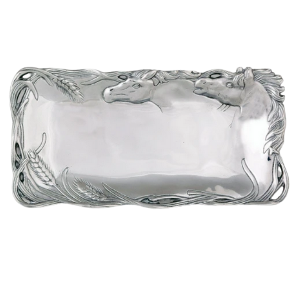ARTHUR COURT EQUESTRIAN EMBOSSED BREAD TRAY