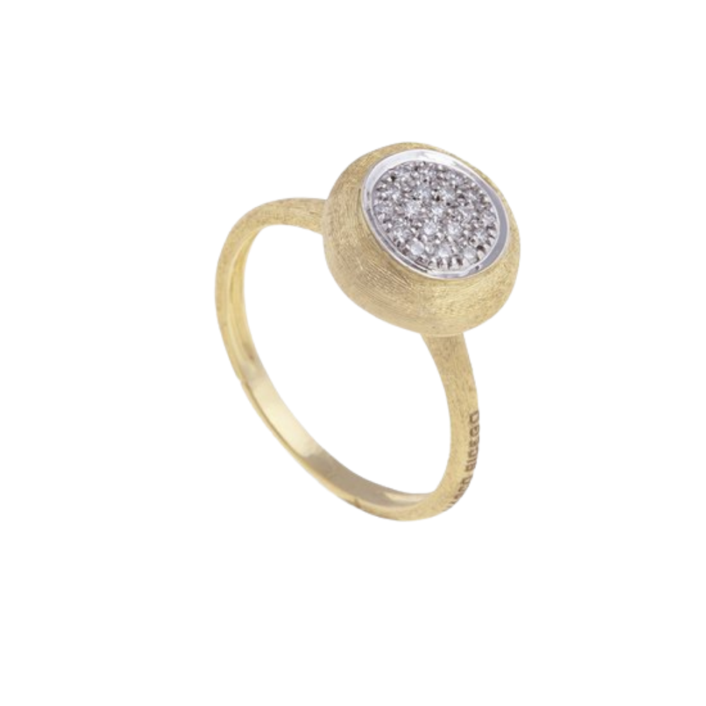 MARCO BICEGO 18K YELLOW AND WHITE GOLD WITH DIAMONDS RING