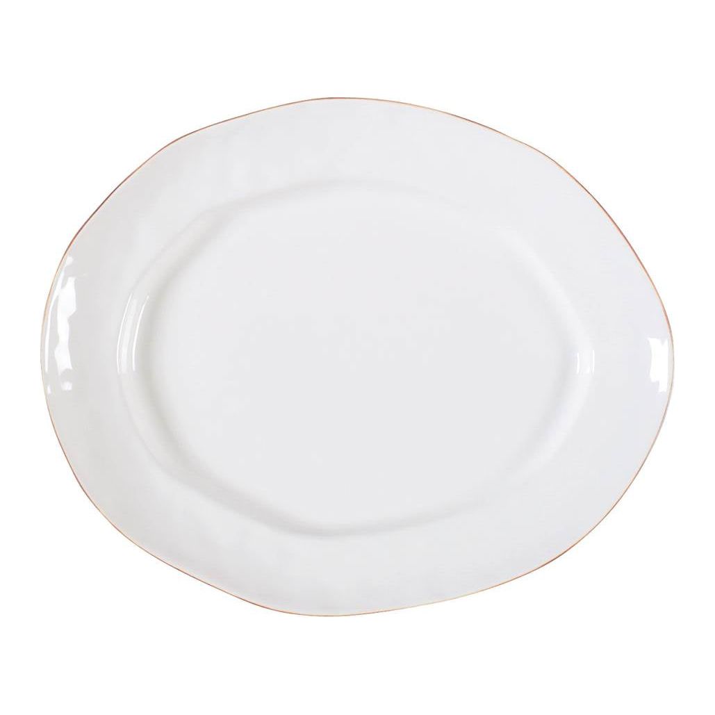 SKYROS CANTARIA WHITE LARGE OVAL PLATTER