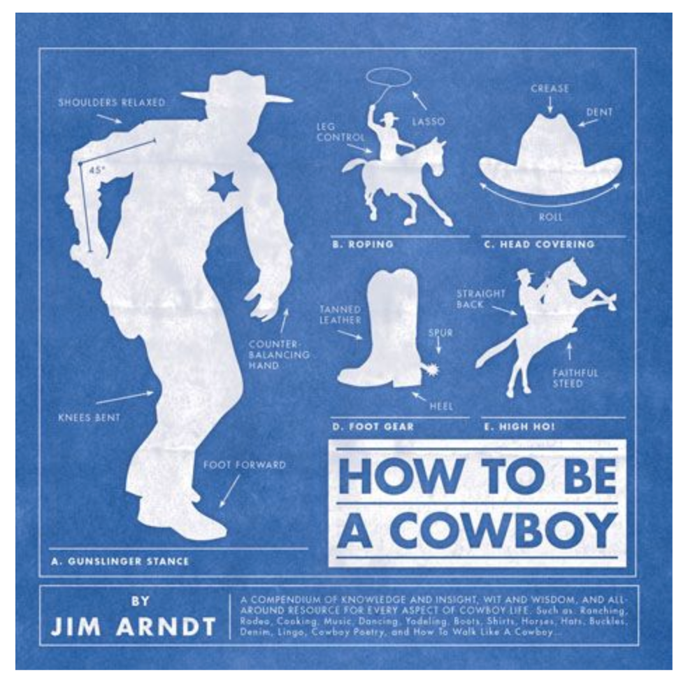 GIBBS SMITH HOW TO BE A COWBOY BY JIM ARNDT