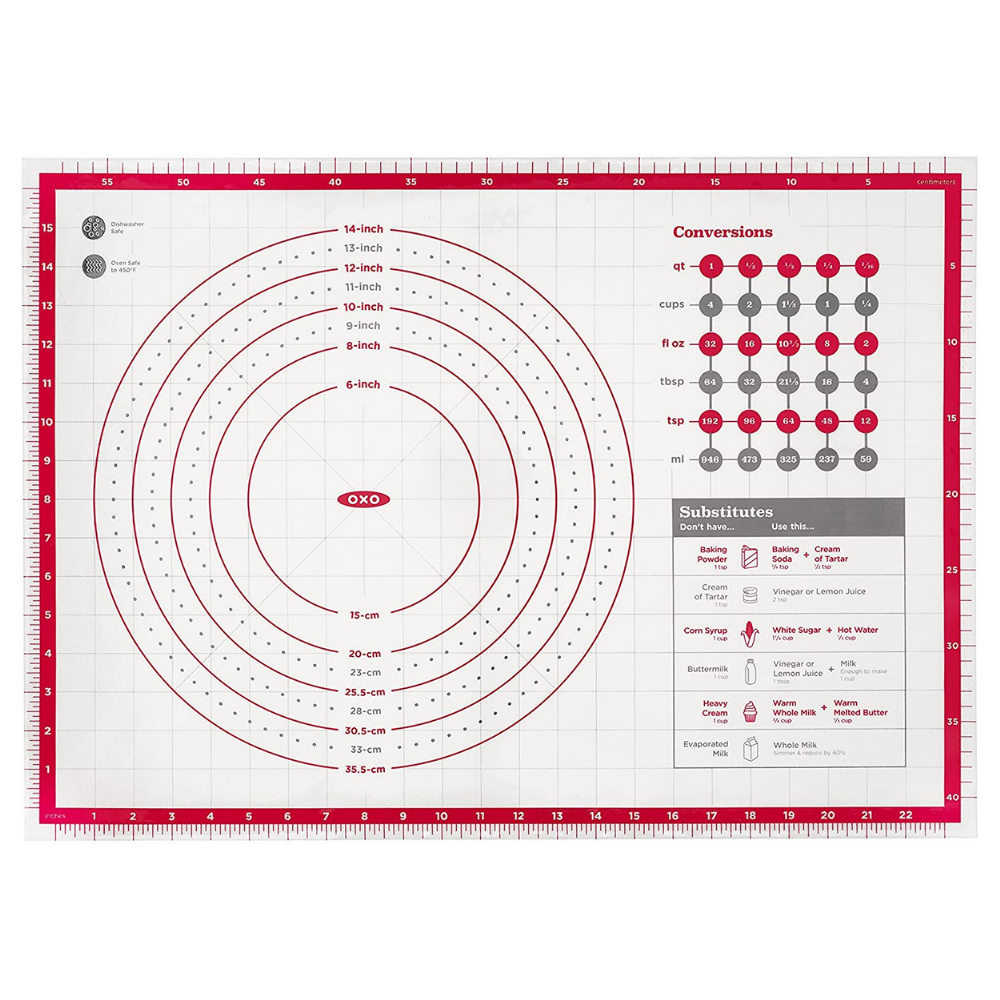 OXO GOOD GRIPS SILICONE PASTRY MAT