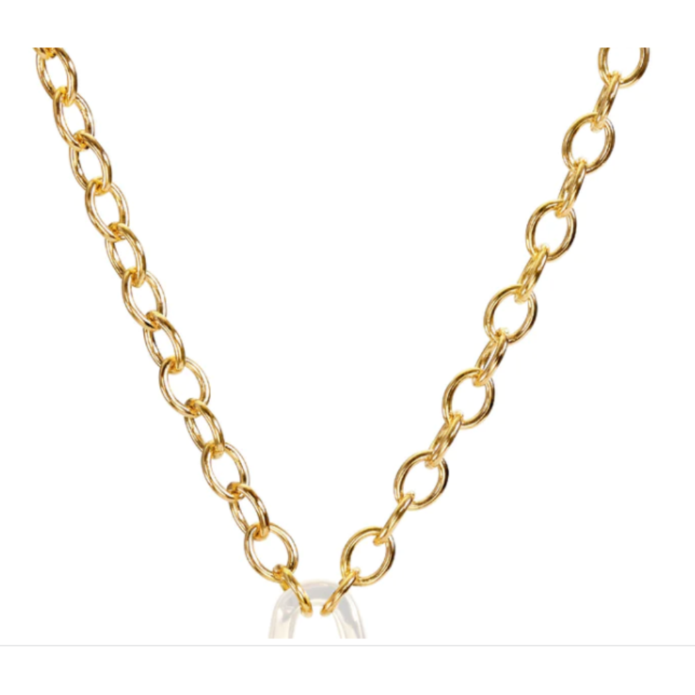 HEATHER B. MOORE 4.8MM SOLID 14K YELLOW GOLD HINGE CHAIN