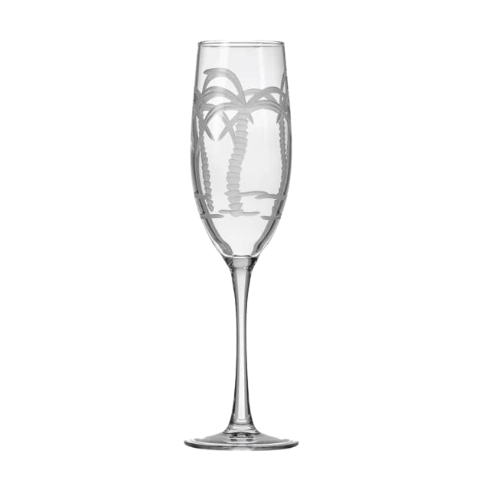 ROLF PALM TREE CHAMPAGNE FLUTE