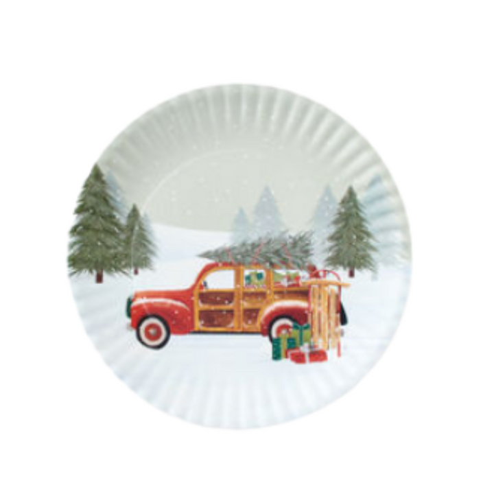 180 DEGREES INDIVIDUALLY SOLD VINTAGE CHRISTMAS VEHICLE PLATTER