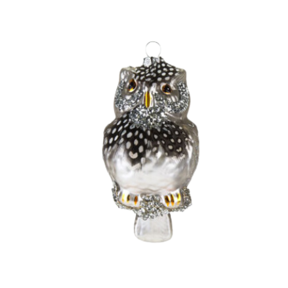 180 DEGREES INDIVIDUALLY SOLD FEATHERED OWL ORNAMENTS