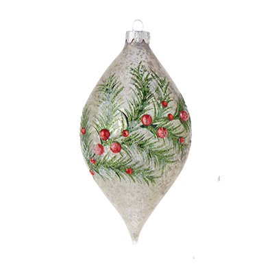 RAZ IMPORTS INDIVIDUALLY SOLD PINE AND BERRY ORNAMENT