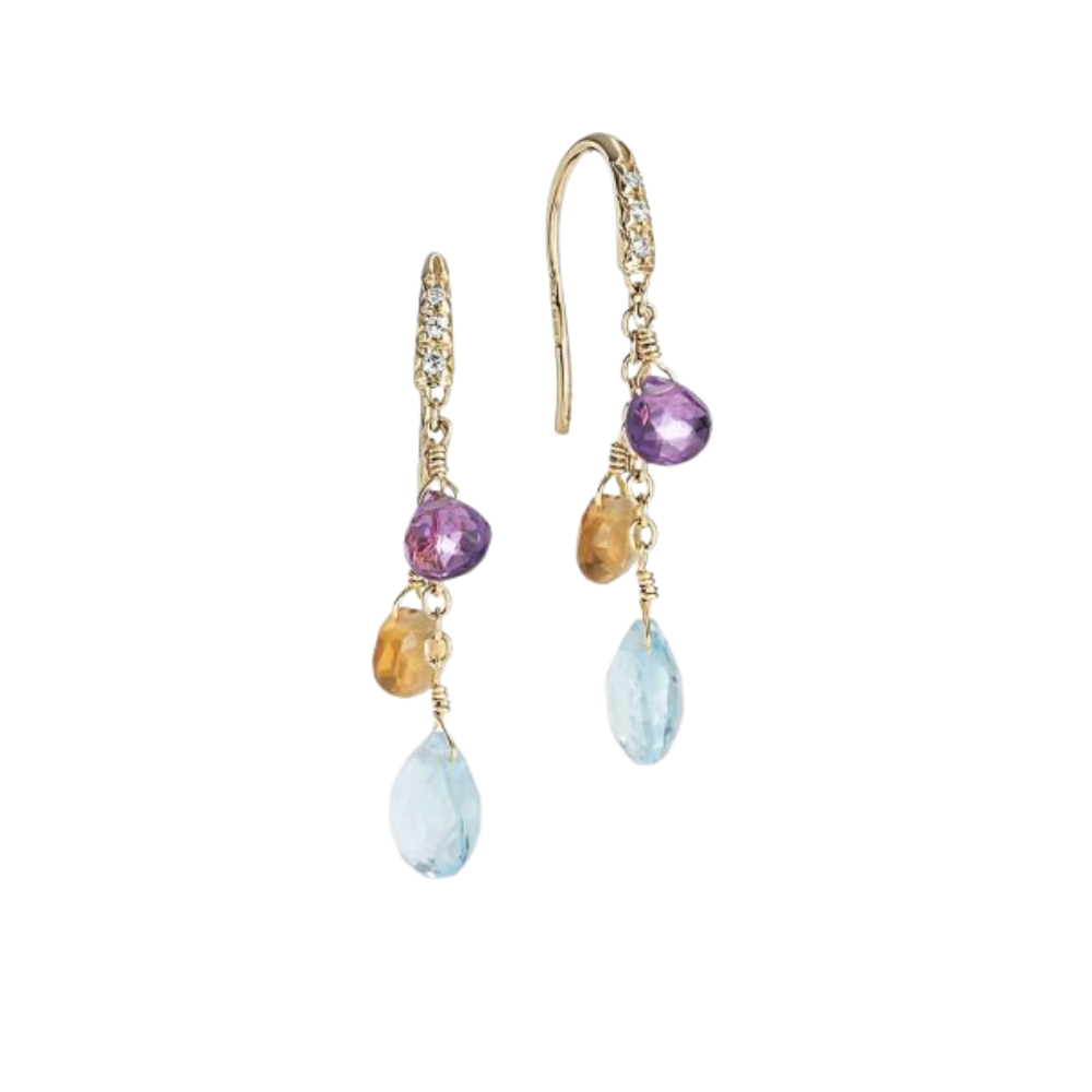 MARCO BICEGO 18K YELLOW GOLD PARADISE EARRINGS