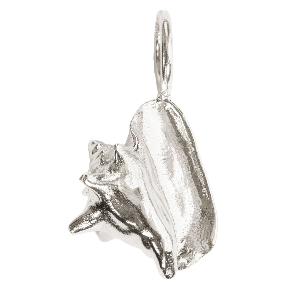 HEATHER B. MOORE STERLING SILVER HIGH POLISH CONCH SHELL CHARM