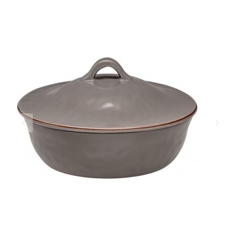 SKYROS CANTARIA CHARCOAL ROUND COVERED CASSEROLE