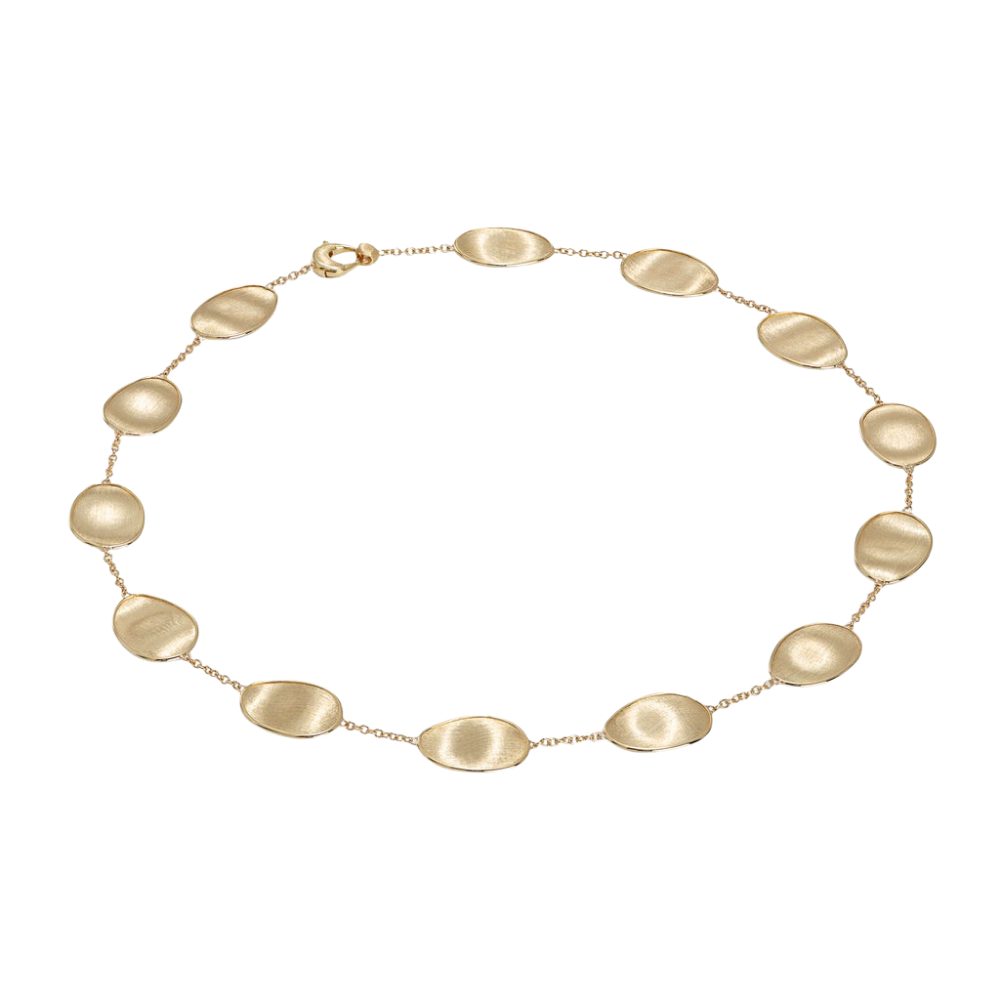 MARCO BICEGO 18K YELLOW GOLD LUNARIA NECKLACE