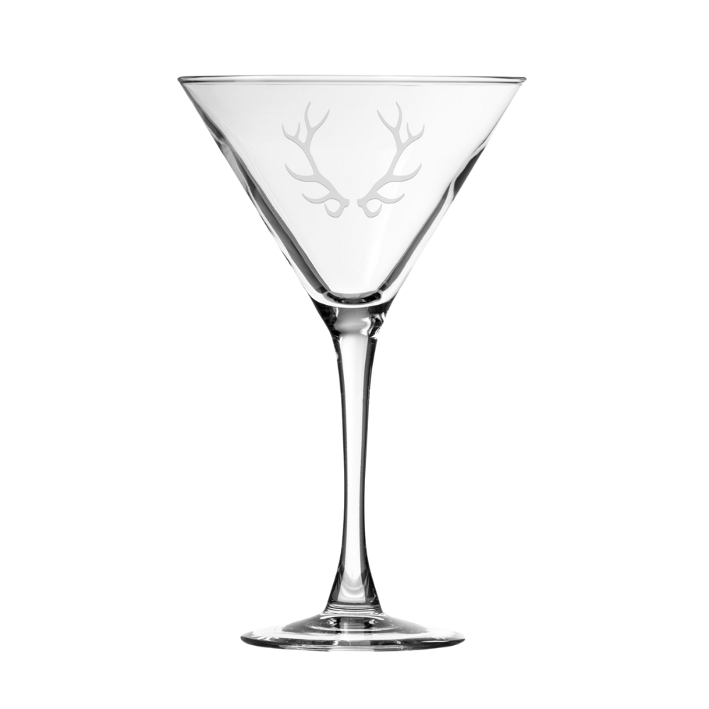 ROLF Antlers Martini Glass
