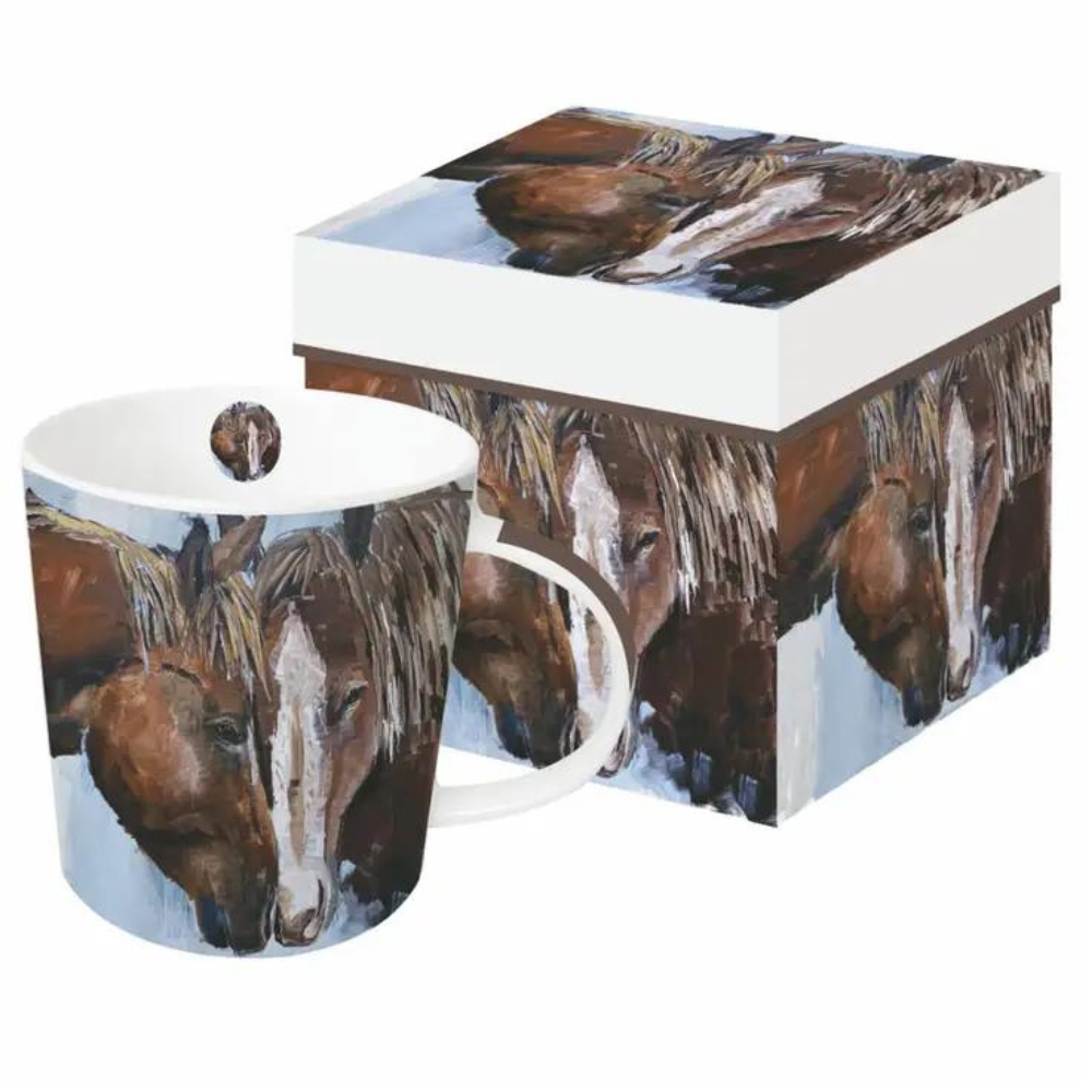 PAPERPRODUCTS FRONTIER HORSE MUG IN GIFT BOX