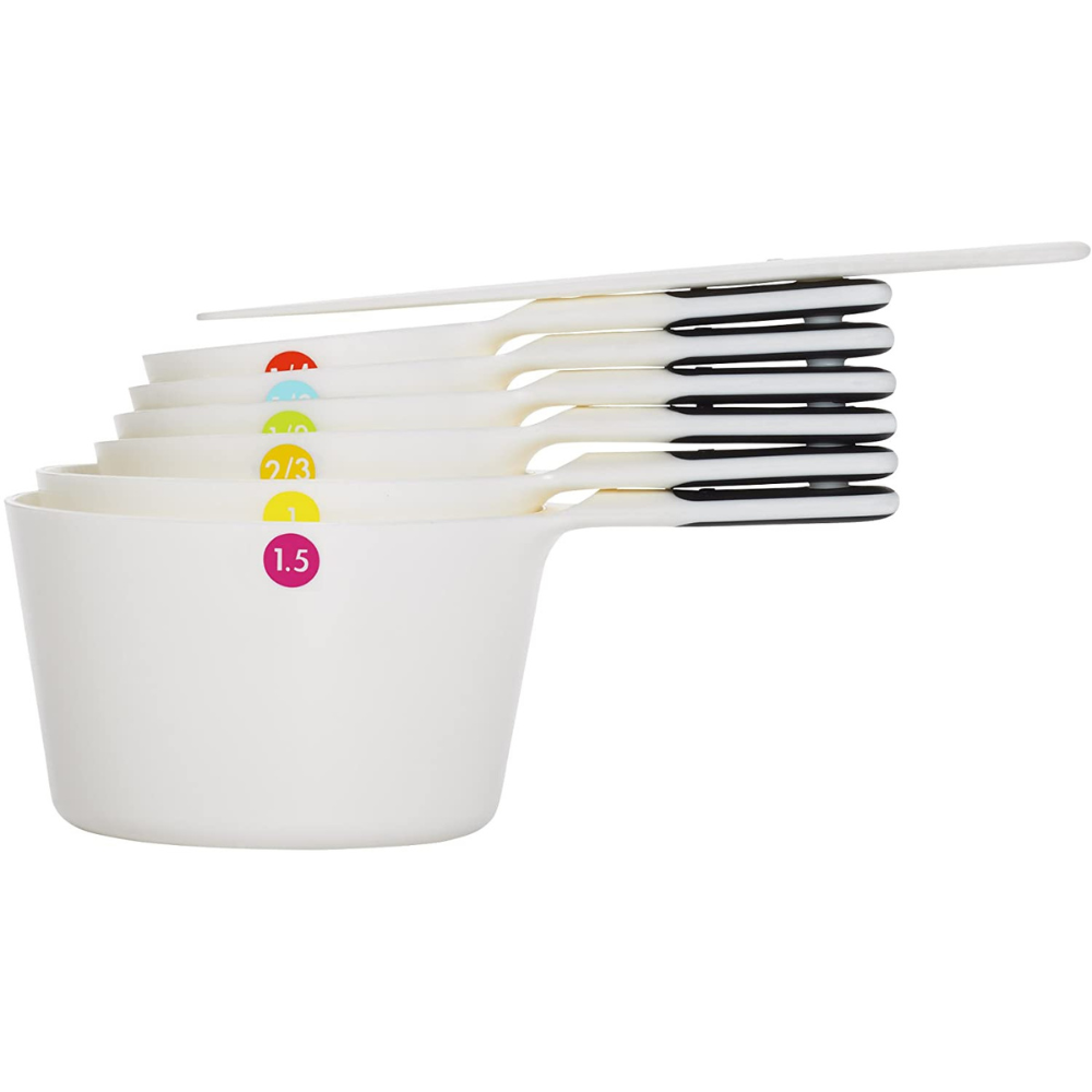 OXO GOOD GRIPS WHITE MEASURING CUP SNAPS SET OF 7