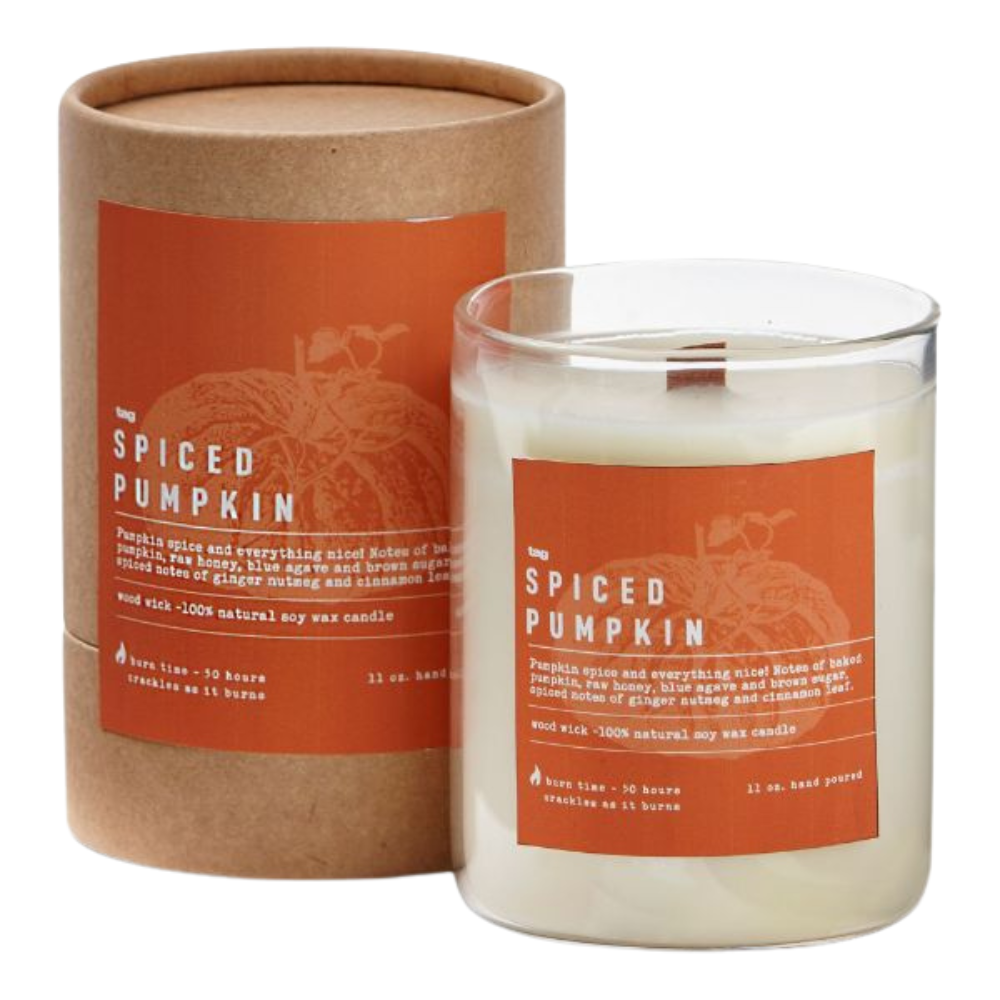 TAG PUMPKIN PIE + SPICE CANDLE