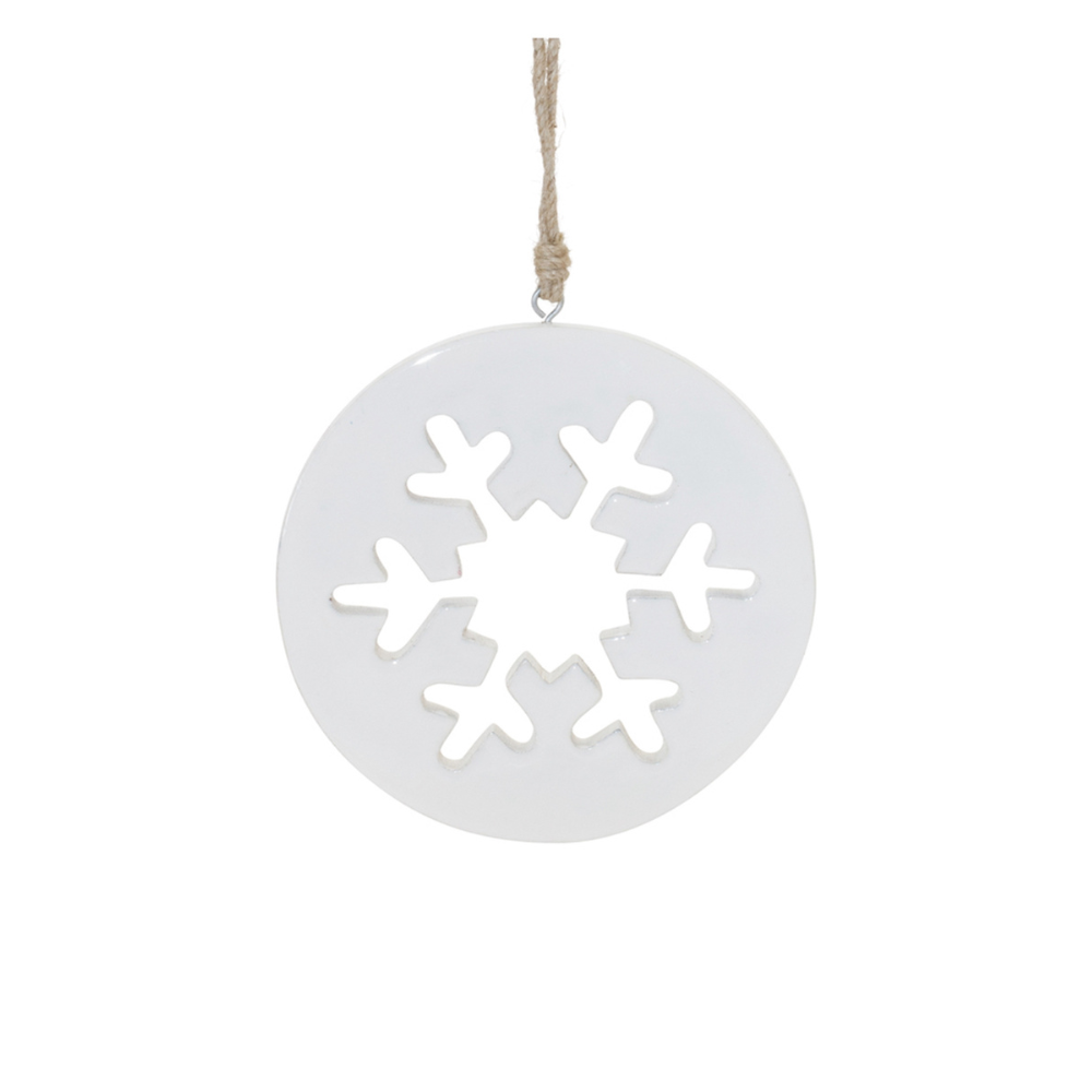 MELROSE LARGE SNOWFLAKE CUT-OUT ORNAMENT