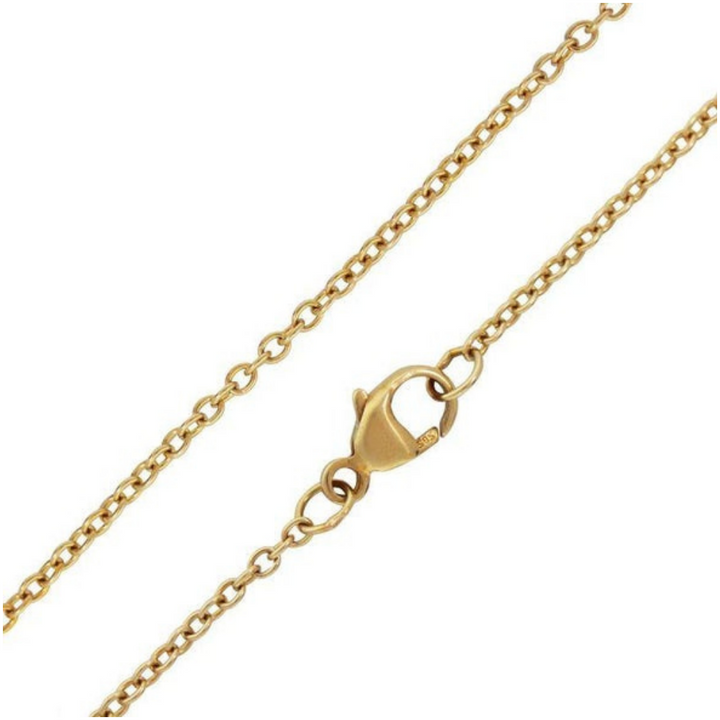 HEATHER B. MOORE 1.5MM SOLID 14K GOLD CHAIN 16"
