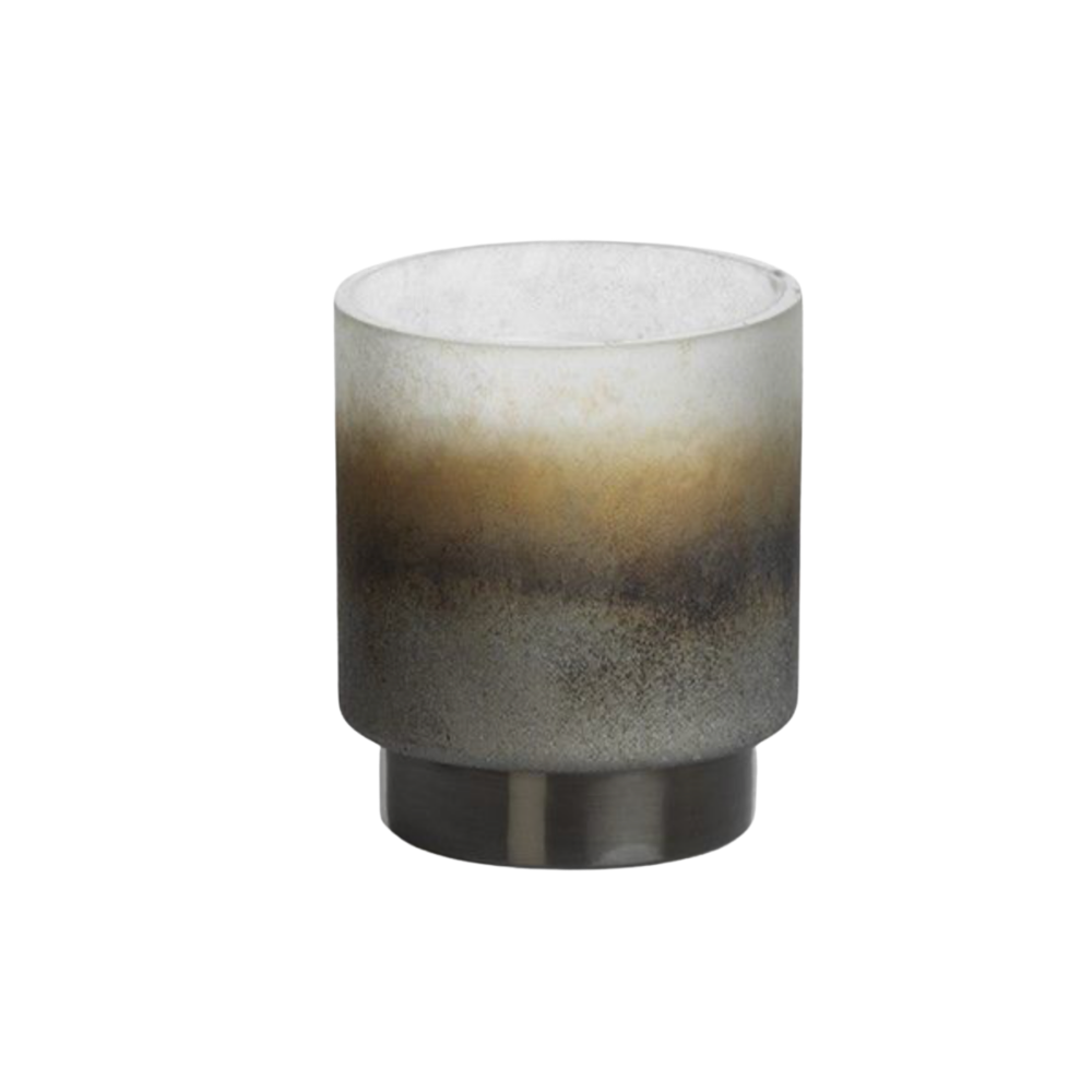 ZODAX ZODAX CORTINA CANDLE FIG VETIVER SMALL FROST