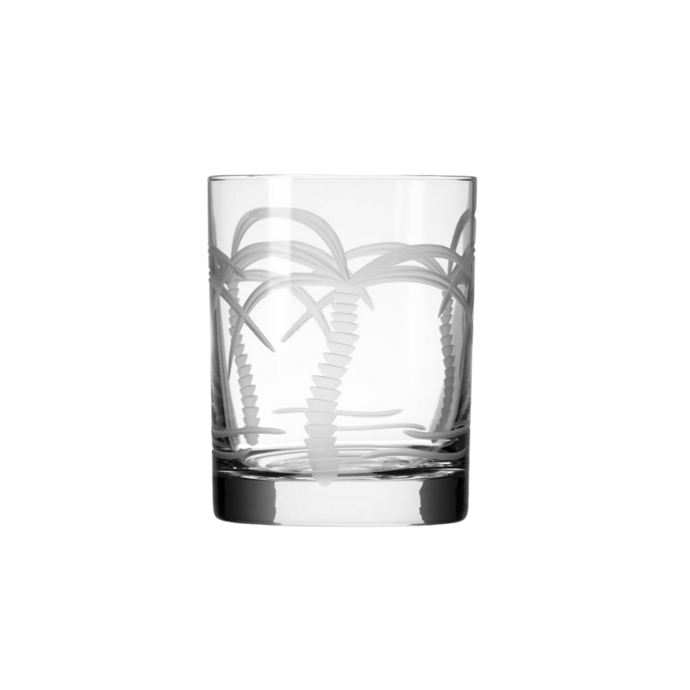 ROLF PALM TREE DOUBLE OLD FASHIONED