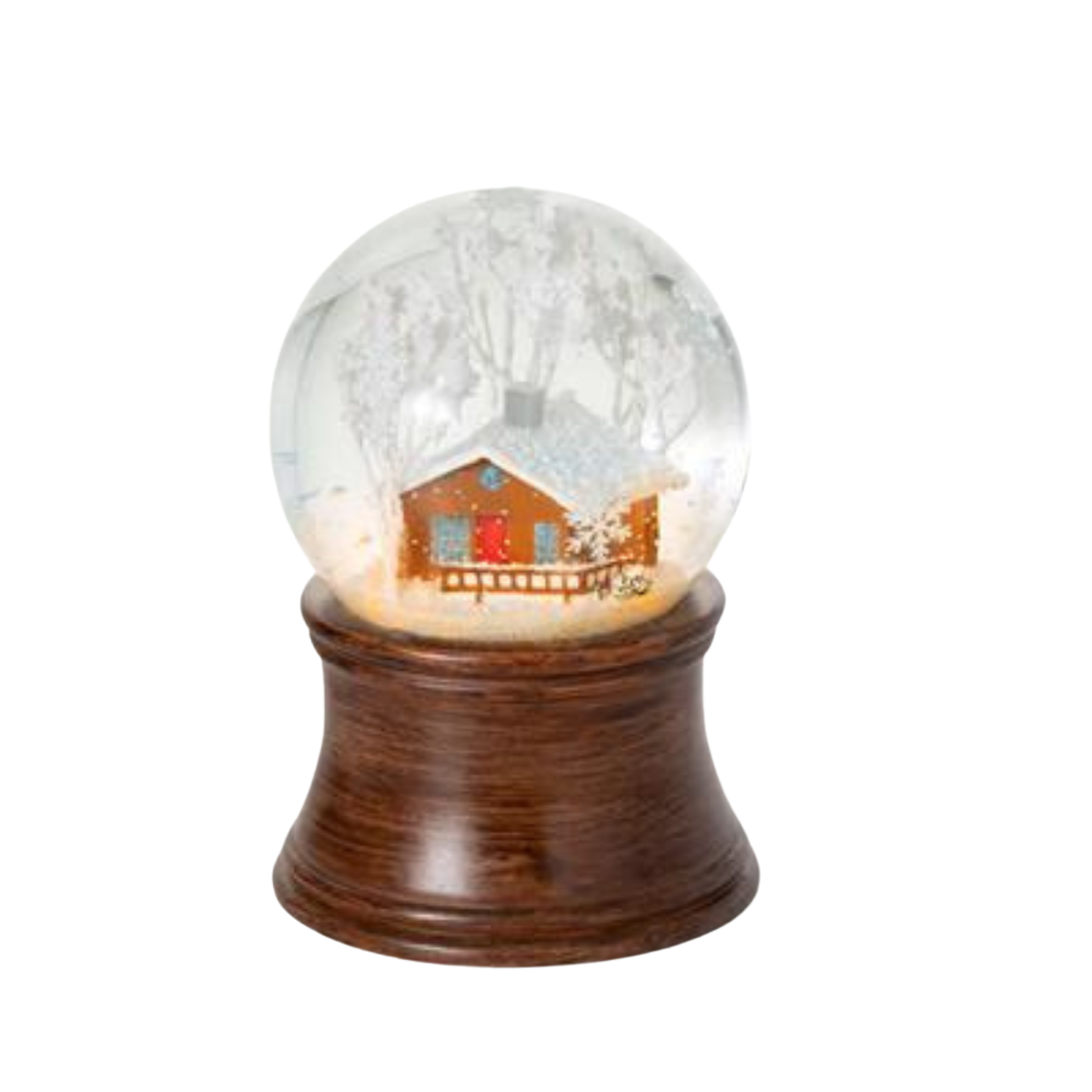 SULLIVANS LIGHTED WATER GLOBE WITH CABIN