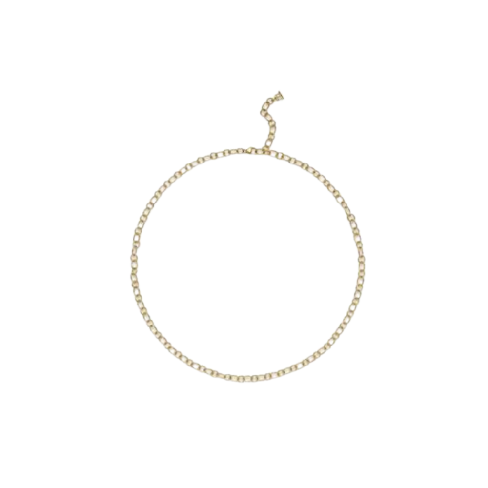 TEMPLE ST CLAIR 18K YELLOW GOLD CHAIN RIBBON NECKLACE