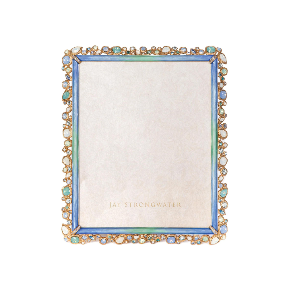 JAY STRONGWATER Theo Bejeweled Picture Frame
