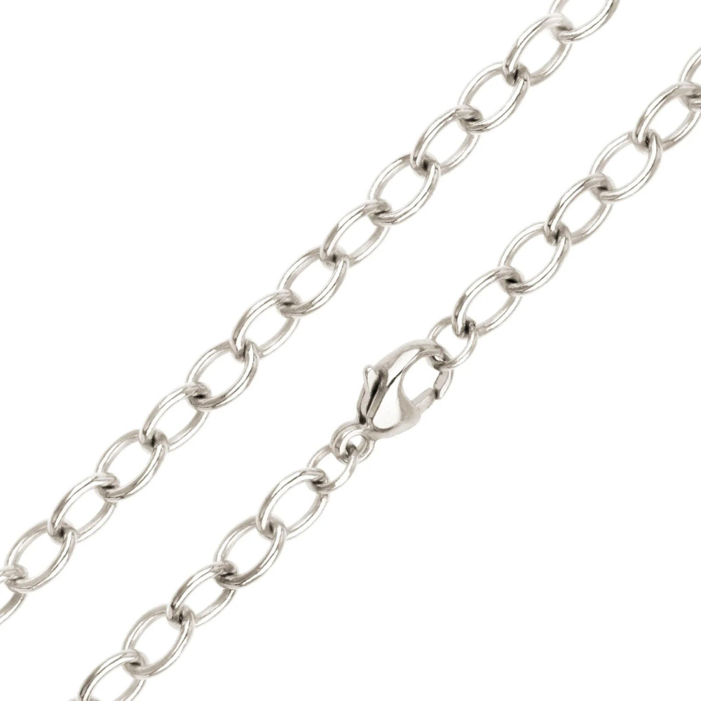 HEATHER B. MOORE 4.8MM SILVER CHAIN 16",18",20",24",31"