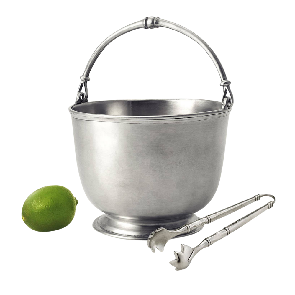 MATCH BAR ICE BUCKET WITH TONGS