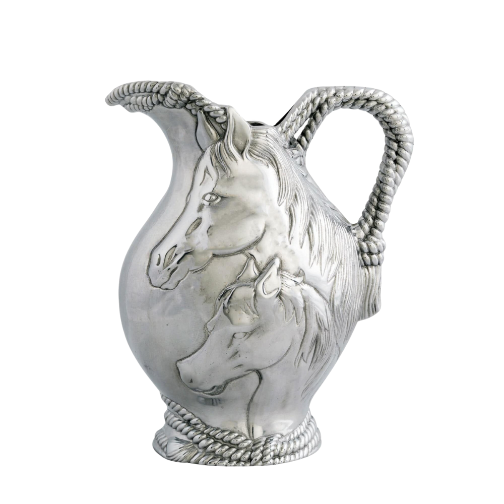 ARTHUR COURT HORSE AND ROPE PITCHER