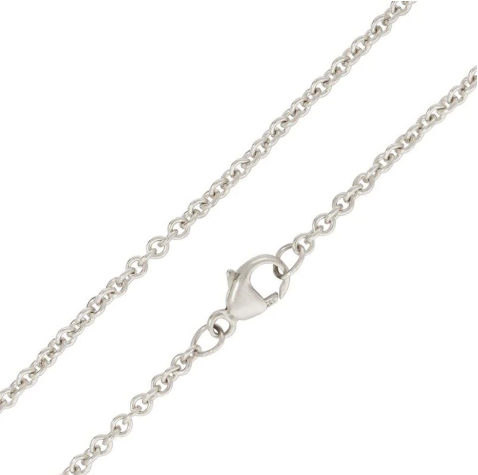 HEATHER B. MOORE 2MM SILVER CHAIN 18"