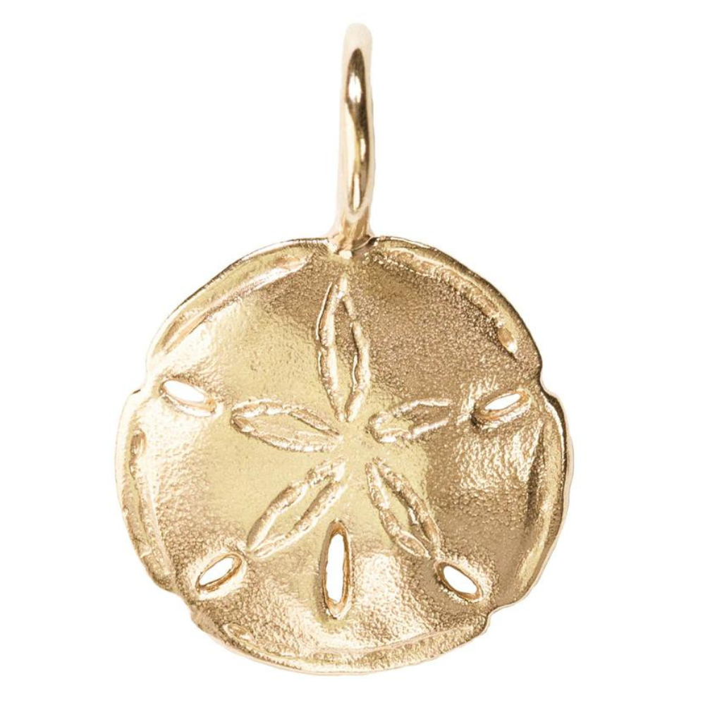 HEATHER B. MOORE 14K YELLOW GOLD HIGH POLISHED SAND DOLLAR
