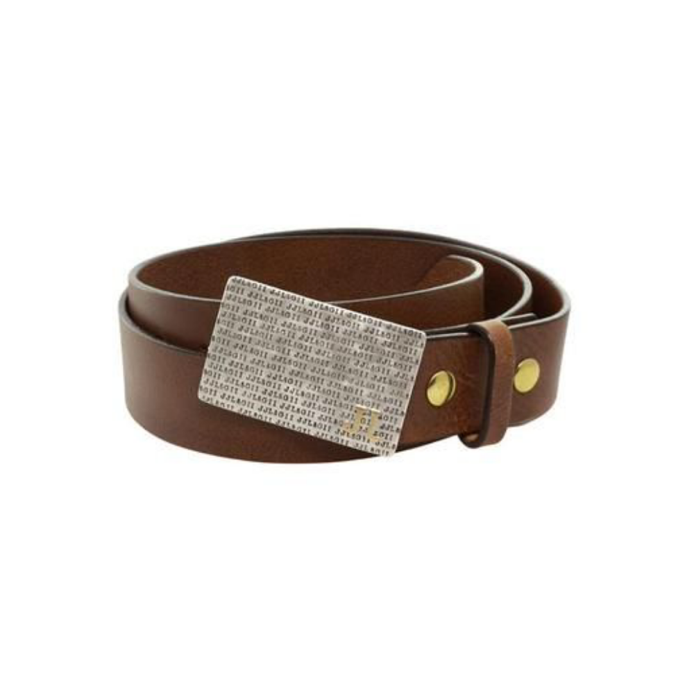 HEATHER B. MOORE BROWN LEATHER BELT 32"