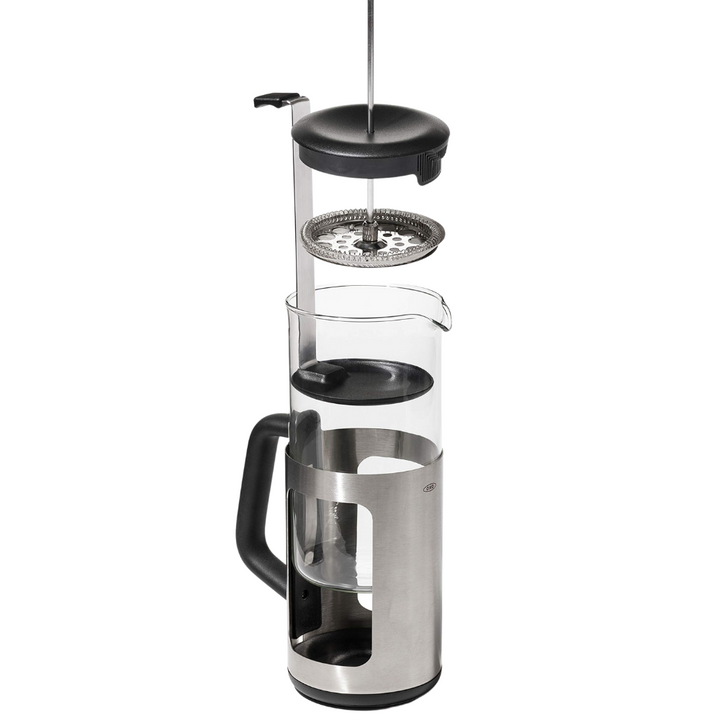 OXO GOOD GRIPS BREW 8-CUP FRENCH PRESS WITH GROUNDS LIFTER
