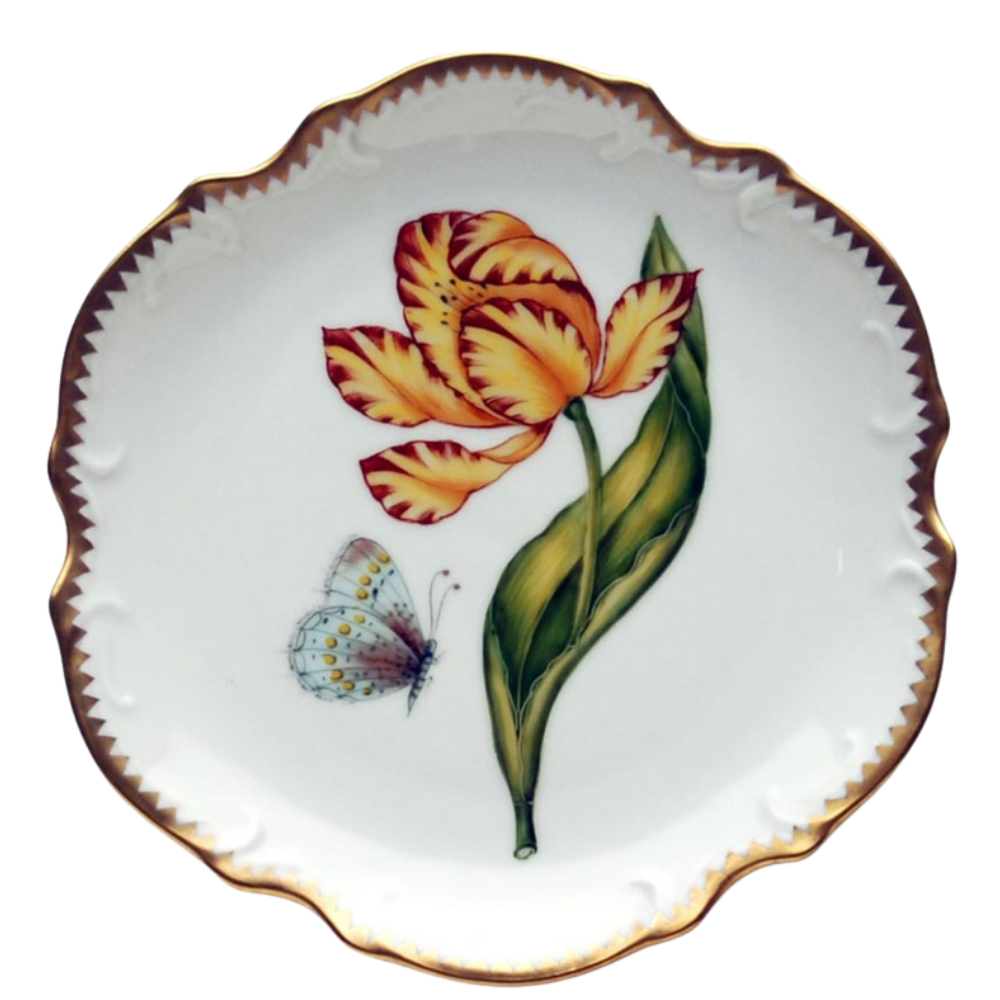 ANNA WEATHERLEY OLD MASTER TULIP BREAD AND BUTTER PLATE