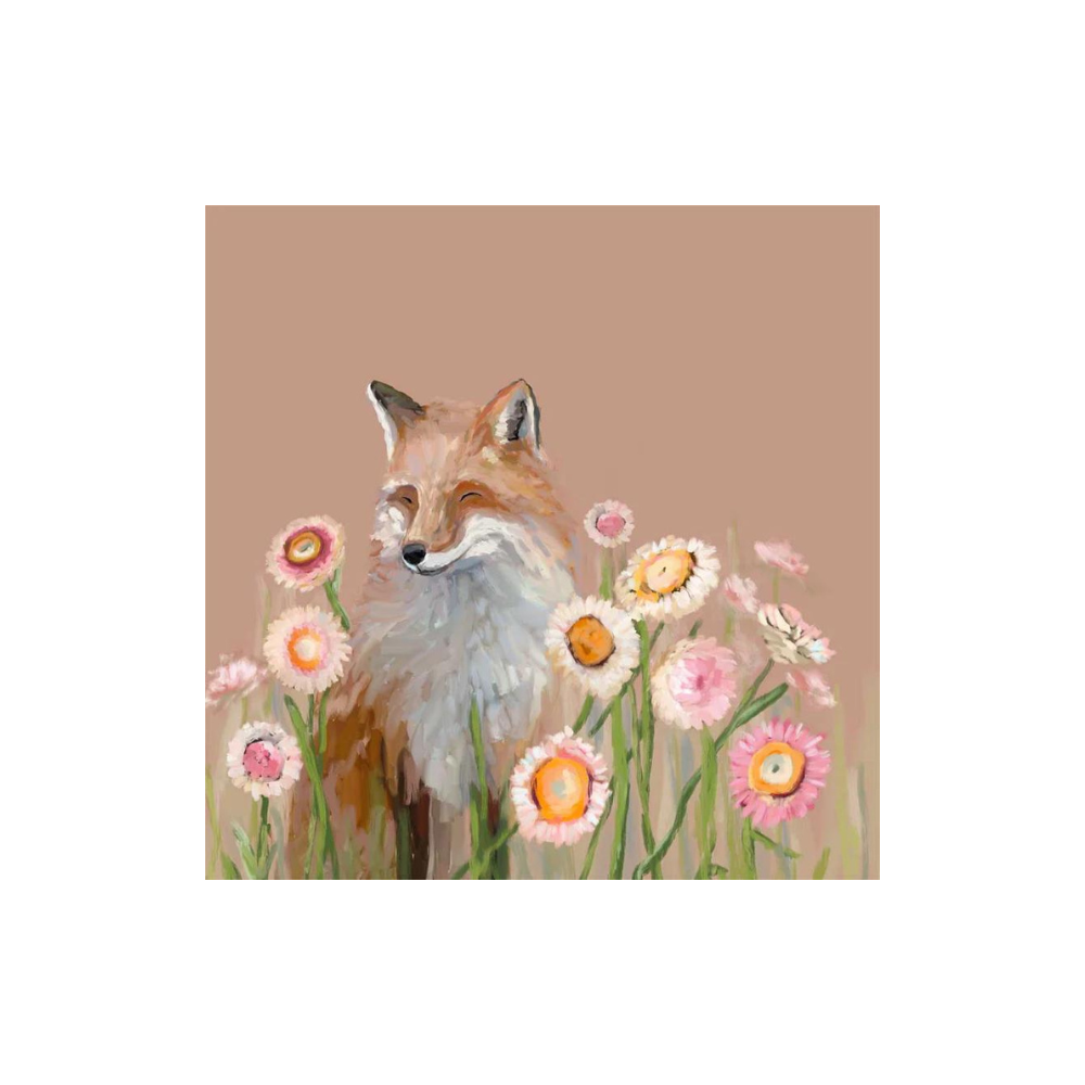 GREENBOX ART WILDFLOWER FOX