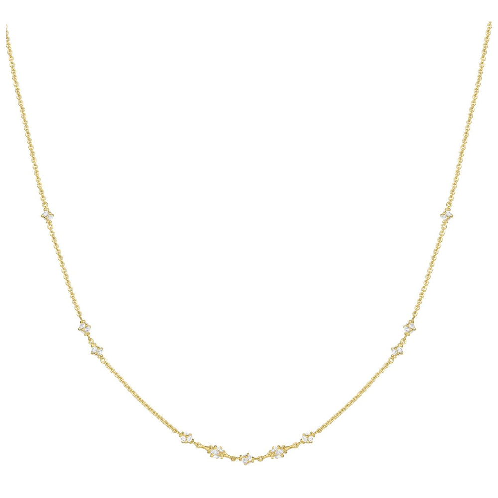 PAUL MORELLI 18K YELLOW GOLD DIAMOND SPINNER STYLE CHAIN NECKLACE