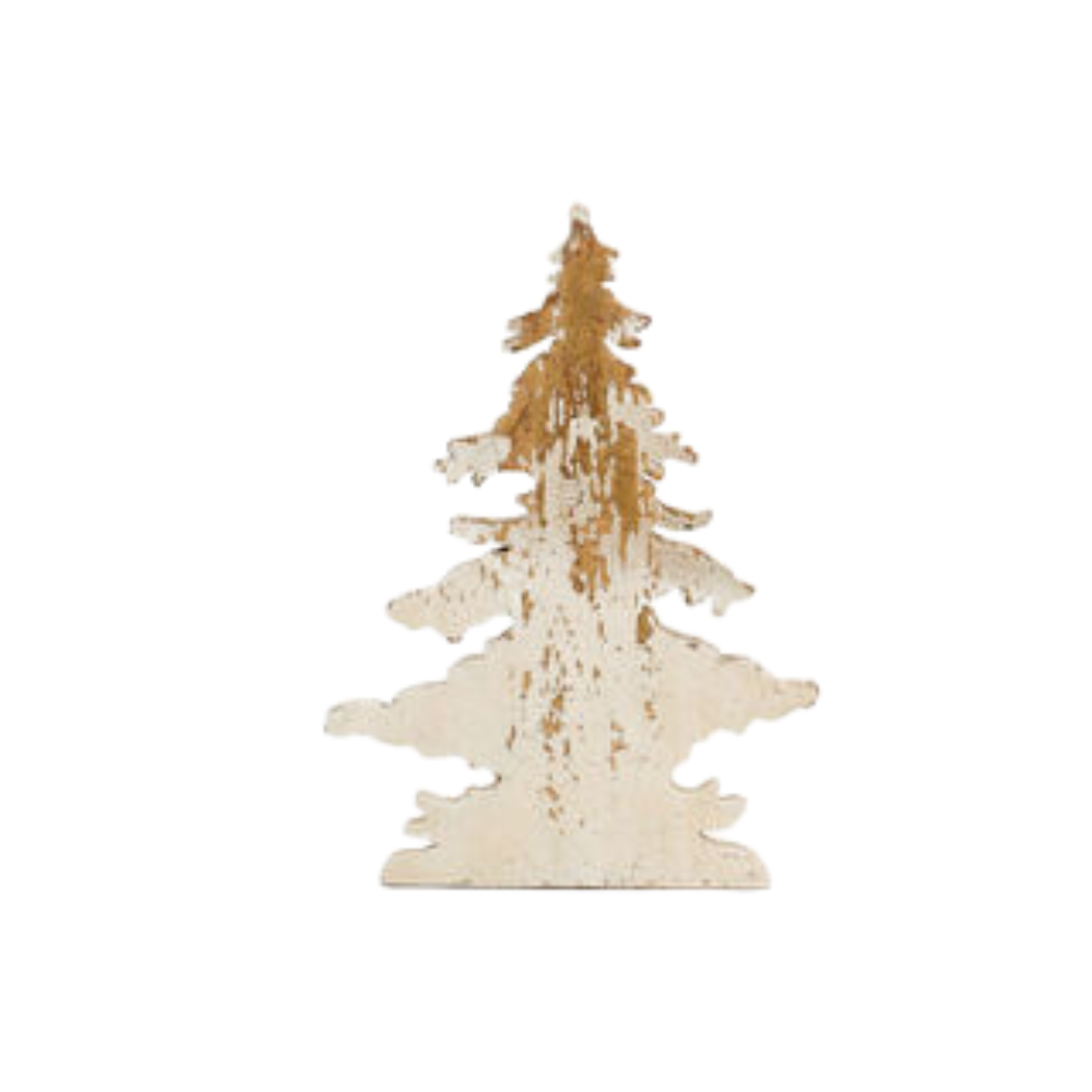 180 DEGREES WOODEN SMALL FLAT CHRISTMAS TREE