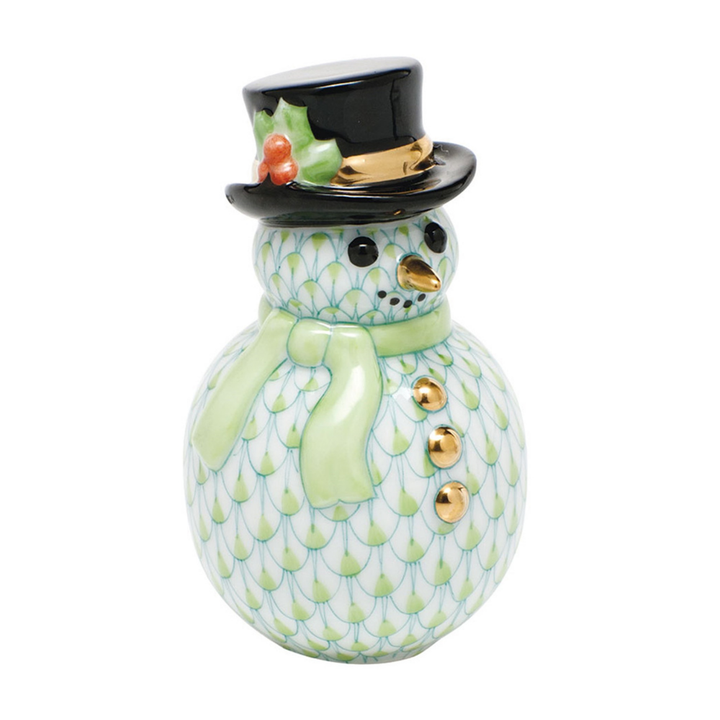 HEREND Herend Snowman With Scarf KEYLIME