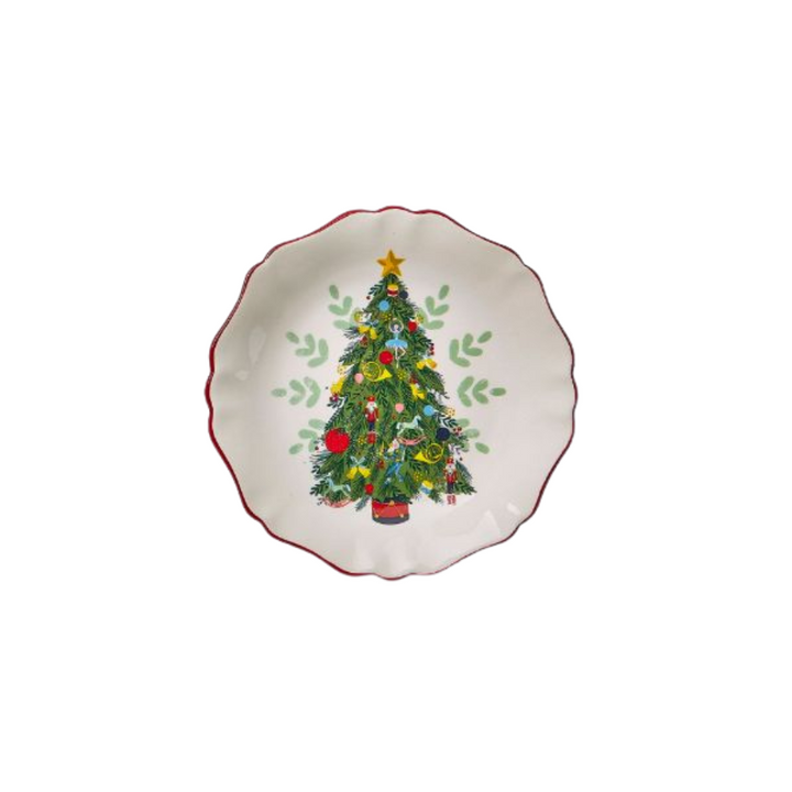 TAG INDIVIDUALLY SOLD NUTCRACKER APPETIZER PLATES