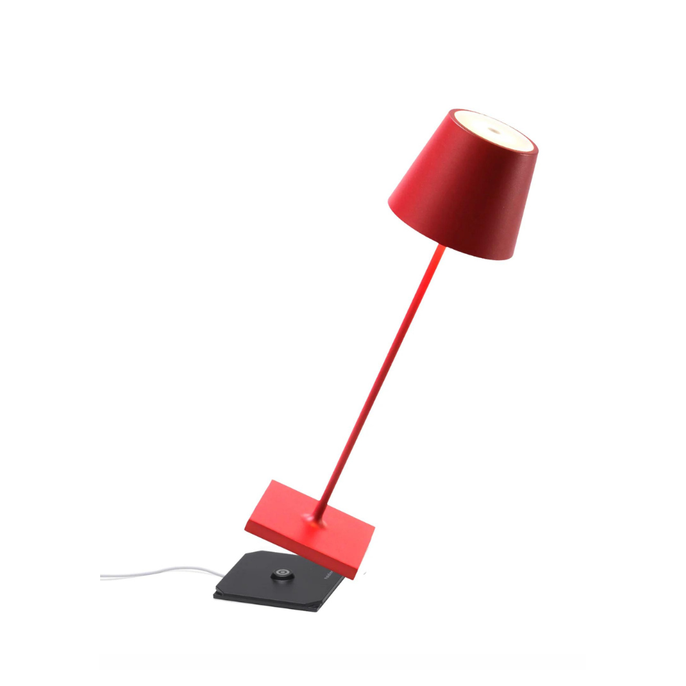 ZAFFERANO AMERICA AMERICA POLDINA PRO RUBY RED TABLE LAMP