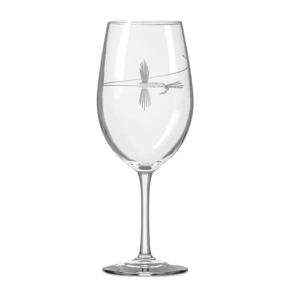 ROLF Fly Fishing Wine Glass