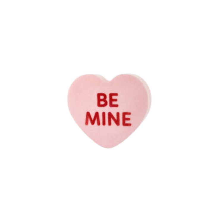 180 DEGREES INDIVIDUALLY SOLD LARGE FLOCKED CONVERSATION HEART