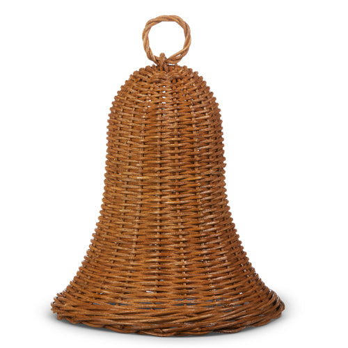 RAZ IMPORTS LARGE NATURAL WICKER BELL
