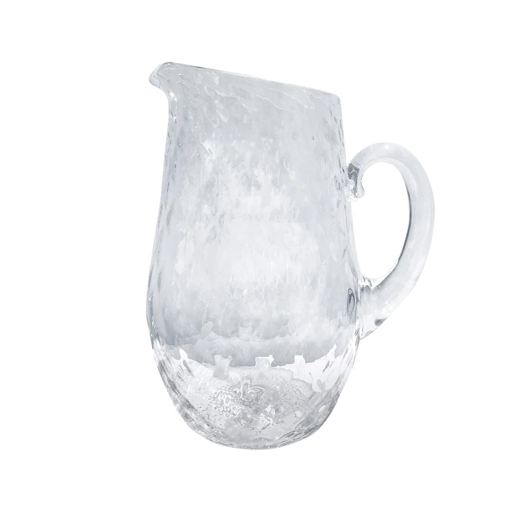 MARIPOSA CLEAR PINEAPPLE TEXTURED PITCHER - LARGE