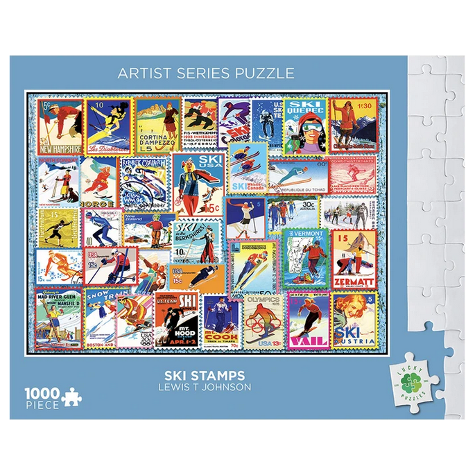 LUCKY PUZZLES LUCKY PUZZLES SKI STAMPS