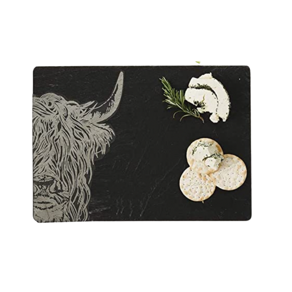 SELBRAE HOUSE ETCHED COW CHEESEBOARD