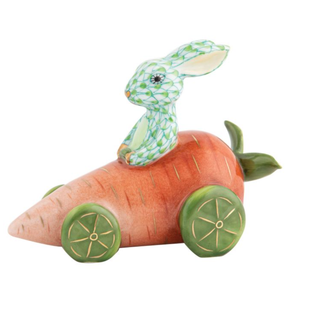HEREND Carrot Car With Bunny KEYLIME