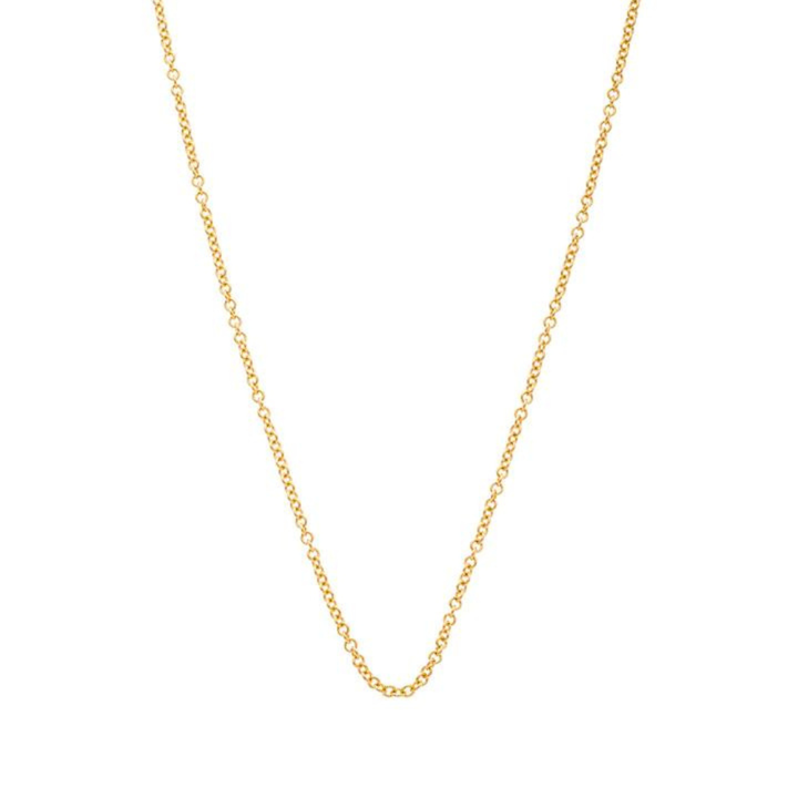 SETHI COUTURE 14K YELLOW GOLD TWISTED OVAL TEXTURED CHAIN