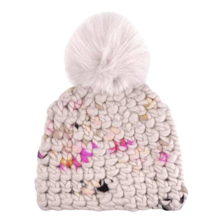 MISCHA LAMPERT DEEP BEANIE - PINK TWOMBLY AND NUDE